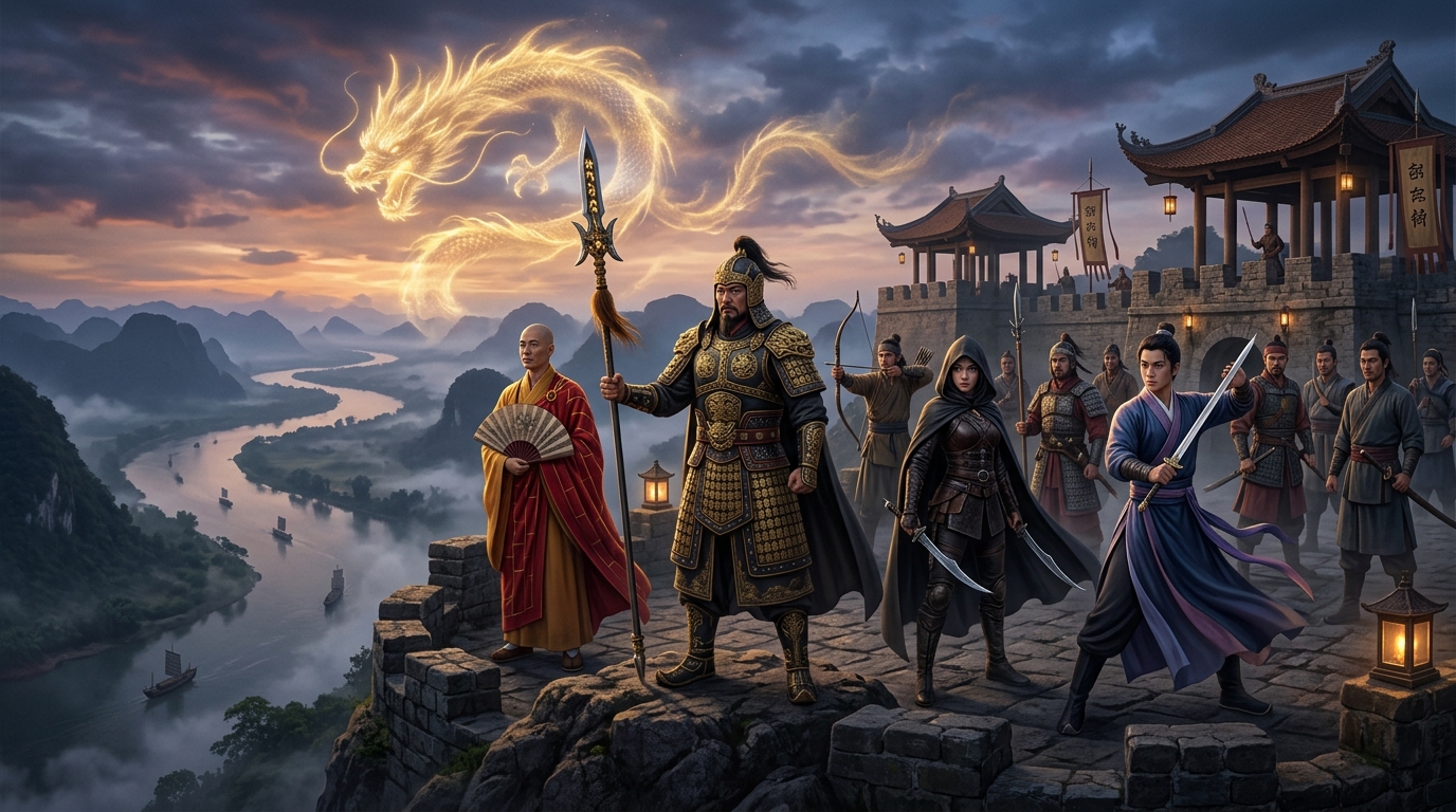 Vạn Kiếp Hùng Ca Cinematic Key Art